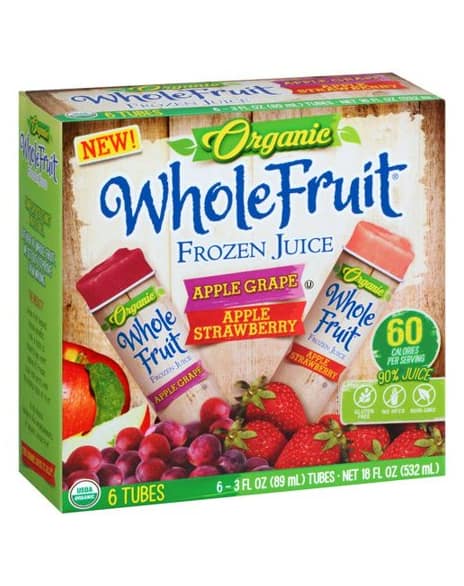 Whole Fruit Organic Frozen Juice