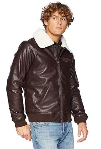 vegan aviator jacket
