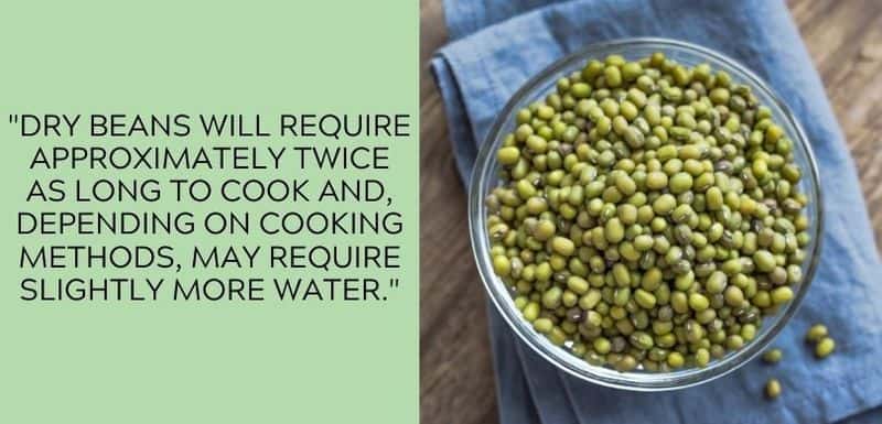 dry mung beans