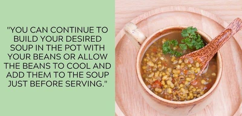 mung beans soup