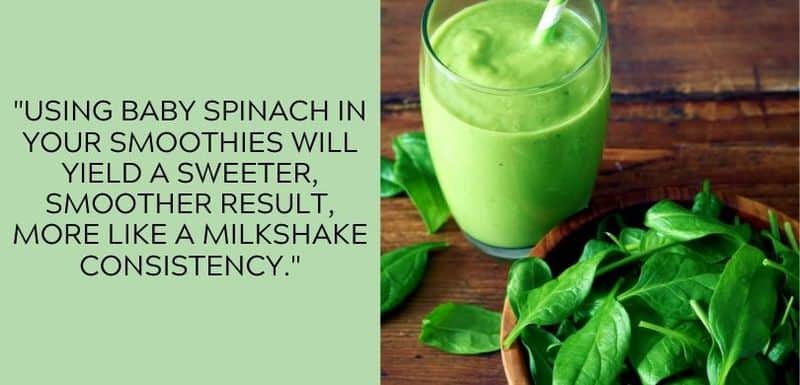baby spinach smoothie